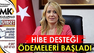 Hibe desteği ödemeleri başladı