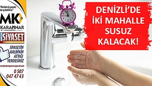 İki Mahalle Susuz Kalacak