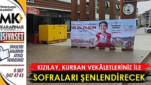 Kızılay, kurban vekâletleriniz ile sofraları şenlendirecek
