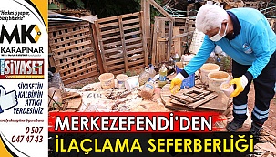 Merkezefendi’den ilaçlama seferberliği