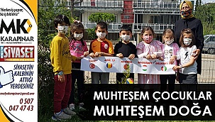 Muhteşem çocuk muhteşem doğa