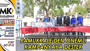 Pamukkale’den önemli kampanyaya destek