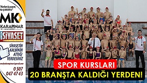 Spor kursları 20 branşta kaldığı yerden!