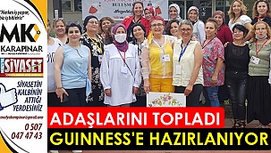Üyeler Guinness'e hazırlanıyor