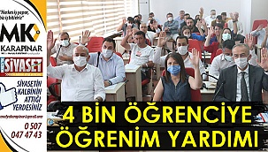 4 bin öğrenciye öğrenim yardımı