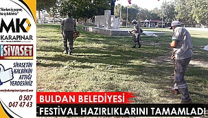 Buldan Belediyesi festival hazırlıklarını tamamladı