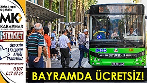 Büyükşehir otobüsleri bayramda ücretsiz