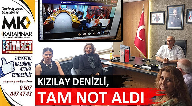 Denizli Kızılay, tam not aldı