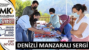 Denizli manzaralı sergi