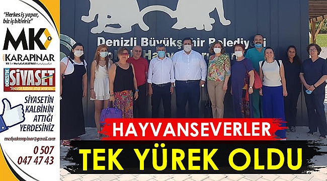 Hayvanseverler tek yürek oldu
