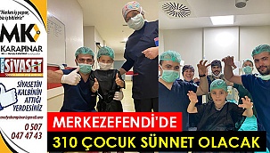 Merkezefendi’de 310 çocuk sünnet olacak