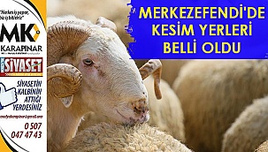 Merkezefendi’de kesim yerlerini belirledi