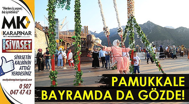 Pamukkale bayramda da gözde