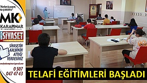 Telafi eğitimleri başladı