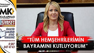 “Tüm hemşehrilerimin bayramını kutluyorum”