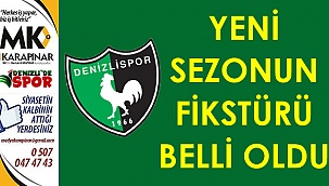 Yeni sezonun fikstürü belli oldu