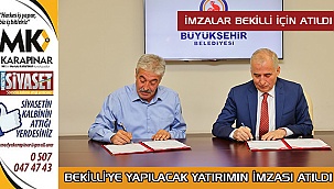 Bekilli'ye yapılacak yatırımın imzası atıldı