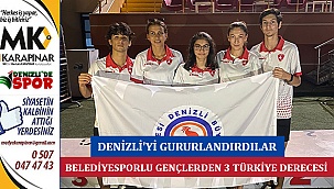 Büyükşehir Belediyesporlu gençlerden 3 Türkiye derecesi