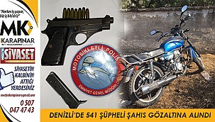 Denizli'de 541 şüpheli gözaltına alındı