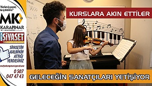Geleceğin sanatçıları bu salonlarda yetişiyor
