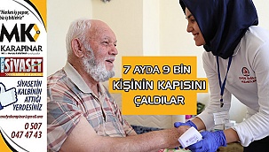 İyilik ordusu 7 ayda 9 bin kişinin kapısını çaldı