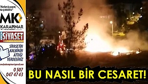 Kışlayı yakmaya çalıştılar!
