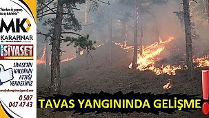 Tavas yangınında gelişme!