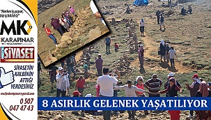 Yörükler Çiçek Baba Dağının zirvesine tırmandı