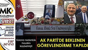 AK Parti'de beklenen görevlendirme yapıldı