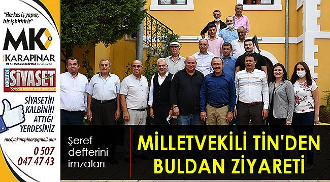 Ak Parti Milletvekili Tin, Başkan Şevik'i ziyaret etti