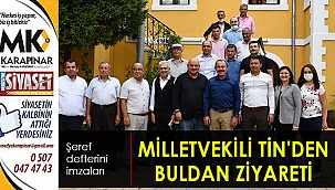 Ak Parti Milletvekili Tin, Başkan Şevik'i ziyaret etti