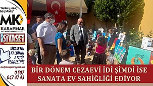 Buldan'da eski cezaevinde resim sergisi açildi