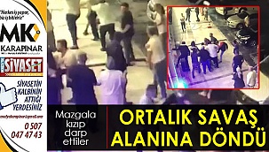 Denizli'de ortalık savaş alanına döndü