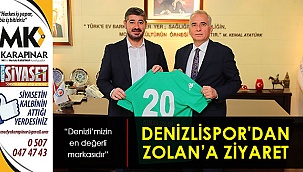 Denizlispor'dan Başkan Zolan’a ziyaret
