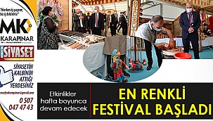 En renkli festival başladı