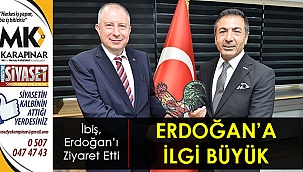 Erdoğan’a ilgi büyük