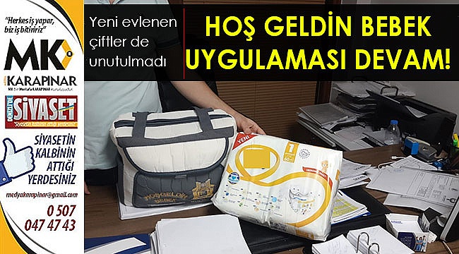 Hoş geldin bebek uygulamasına devam!