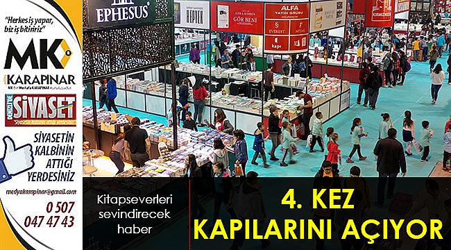 Kitapseverlerin heyecanla beklediği fuar açılıyor