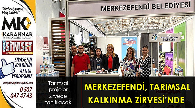 Merkezefendi, Tarımsal Kalkınma Zirvesi’nde