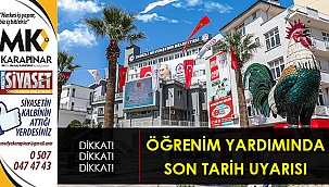 Öğrenim yardımında son tarih uyarısı