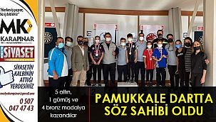 Pamukkale Belediye Spor Kulübü Dart’ta da söz sahibi oldu