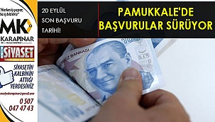 Pamukkale’de başvurular sürüyor