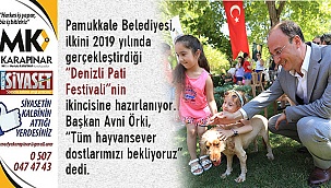 Pamukkale’de hayvan dostları festivalde buluşuyor