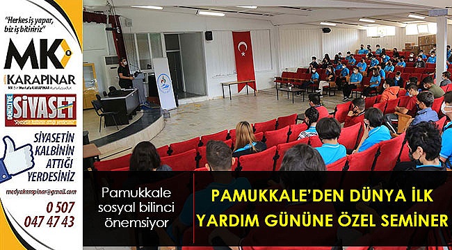 Pamukkale’den Dünya İlk Yardım Gününe özel seminer