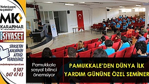 Pamukkale’den Dünya İlk Yardım Gününe özel seminer