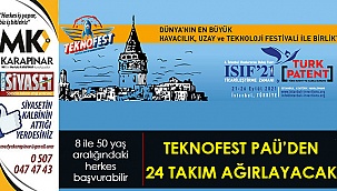 PAÜ bu yıl 24 takım ile TEKNOFEST’te