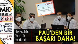PAÜ’den bir başarı daha!