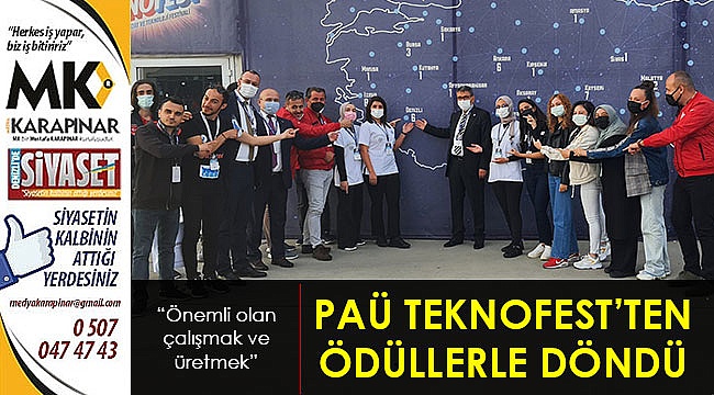 PAÜ, TEKNOFEST’ten ödüllerle döndü