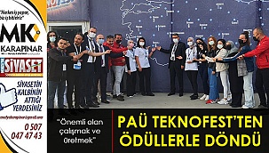 PAÜ, TEKNOFEST’ten ödüllerle döndü
