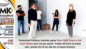 Sümer Düğün Salonu tamamlanıyor